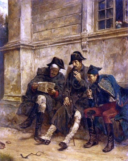 Andrew Garrick Gow News from the Front - Canvas Print