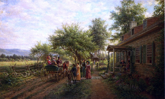 Edward Lamson Henry News of the War of 1812 - Canvas Print