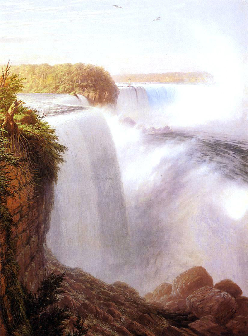 Robert Walter Weir Niagara Falls - Canvas Print