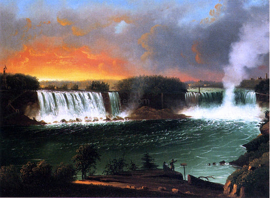 Nicolino Calyo Niagara Falls from Table Rock - Canvas Print