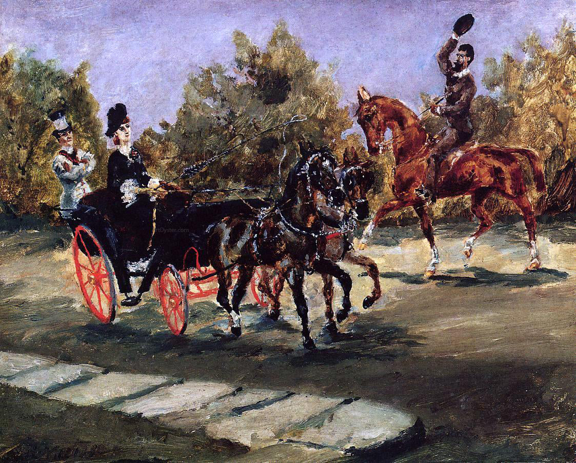 Henri De Toulouse-Lautrec Nice, on the Promenade des Anglais - Canvas Print