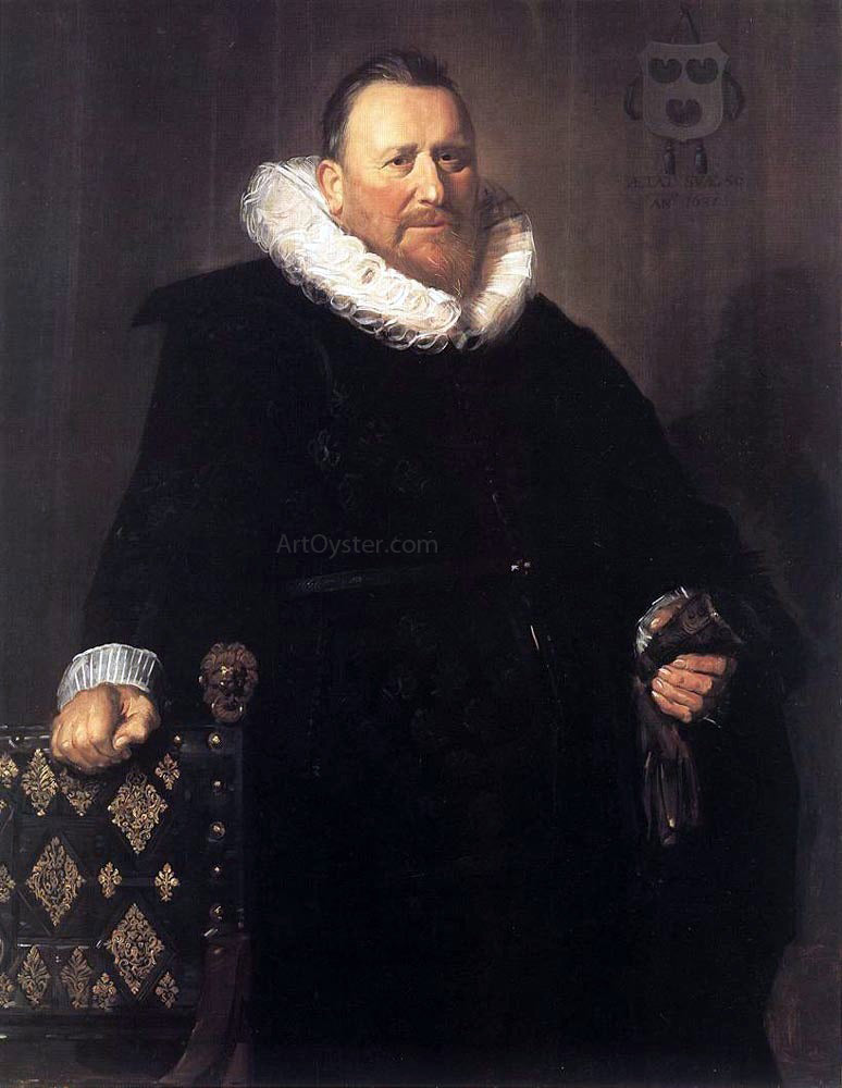 Frans Hals Nicolaes Woutersz van der Meer - Canvas Print