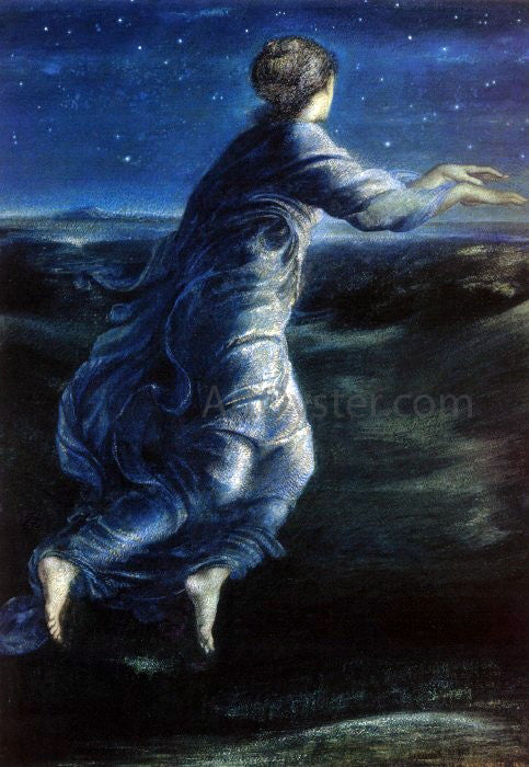 Sir Edward Burne-Jones Night - Canvas Print