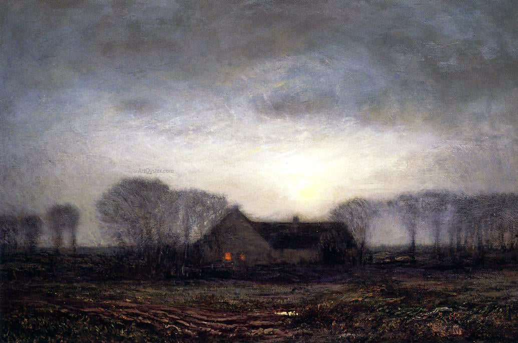 Dwight W Tryon Night, New England - Canvas Print