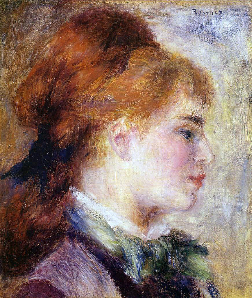 Pierre Auguste Renoir Nini Lopez - Canvas Print
