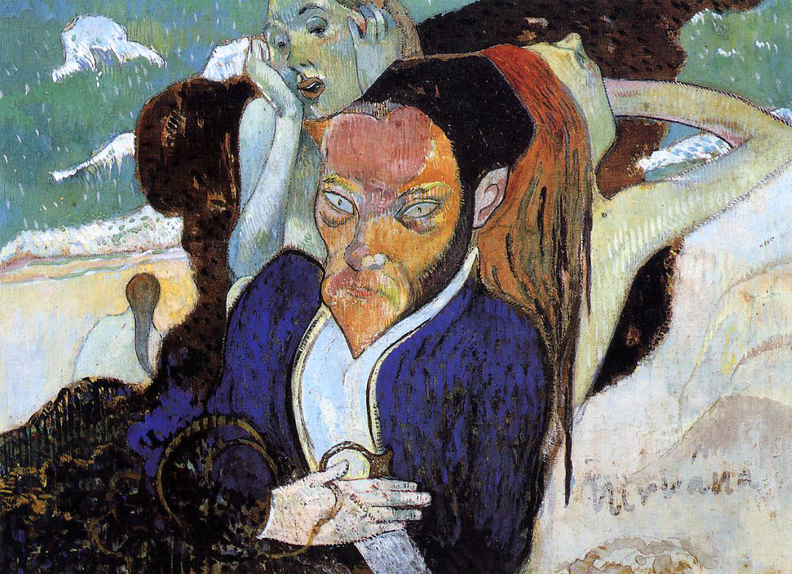 Paul Gauguin Nirvana (also known as Portrait of Meyer de Hasn) - Canvas Print