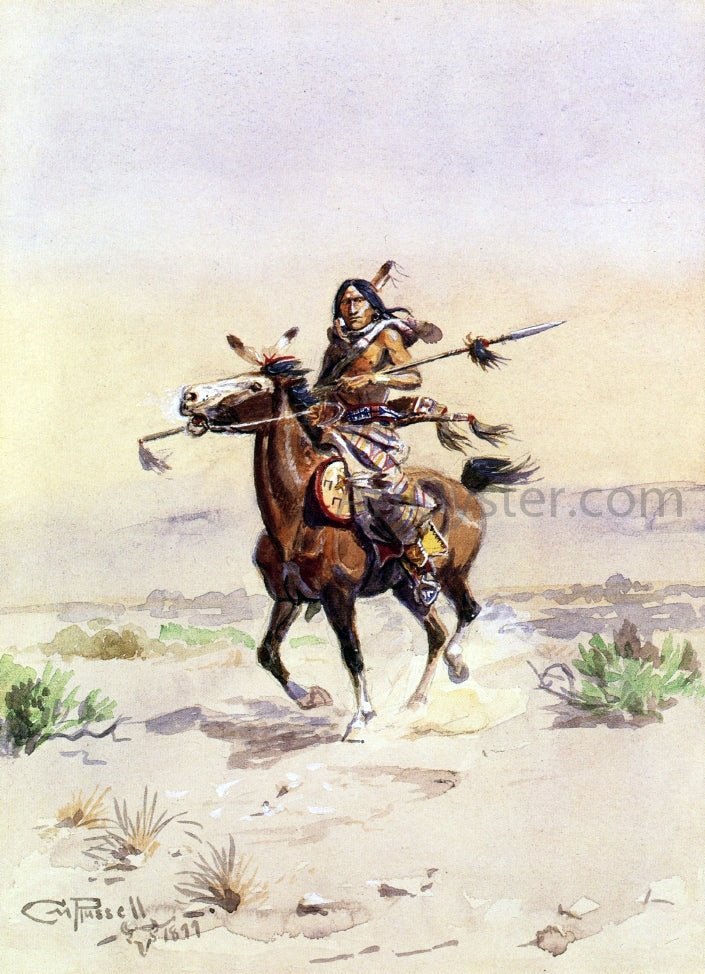 Charles Marion Russell Nobleman of the Plains - Canvas Print