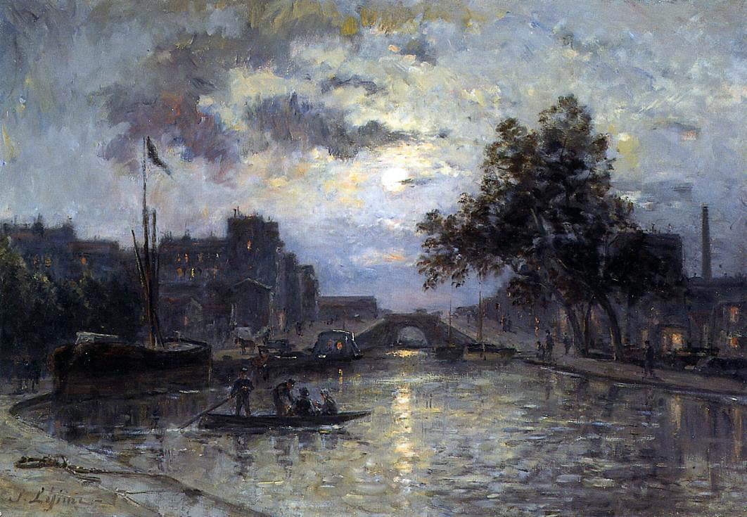 Stanislas Lepine Nocturn - Canvas Print