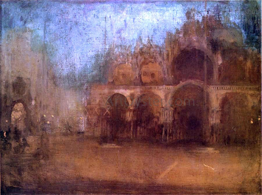 James McNeill Whistler Nocturne: Blue and Gold - St Mark's, Venice - Canvas Print