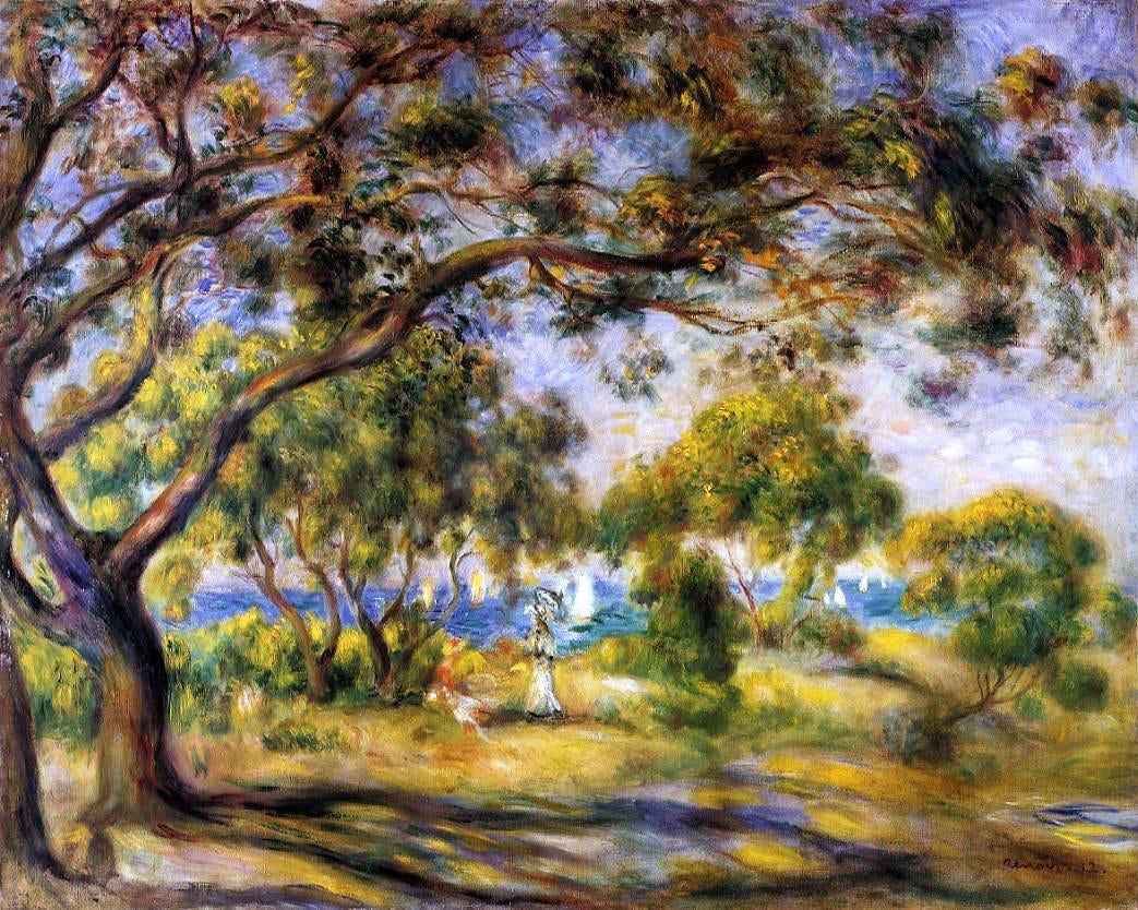 Pierre Auguste Renoir Noirmoutiers - Canvas Print