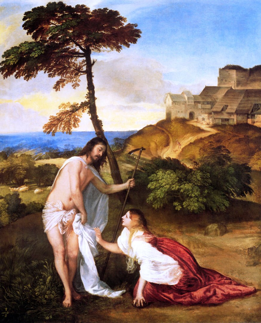 Titian Noli me Tangere - Canvas Print