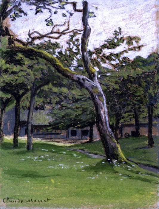 Claude Oscar Monet Norman Farm Through the Trees - Canvas Print