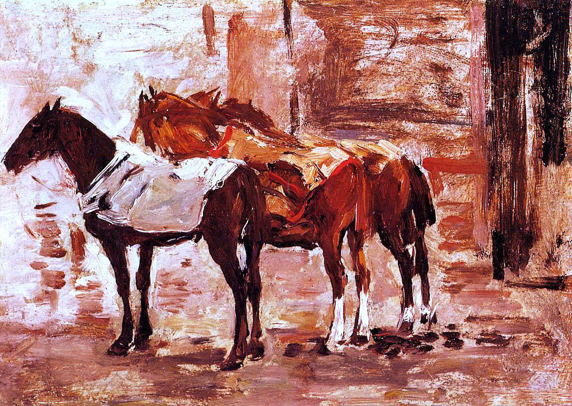 Eugene-Louis Boudin Norman Trotters - Canvas Print