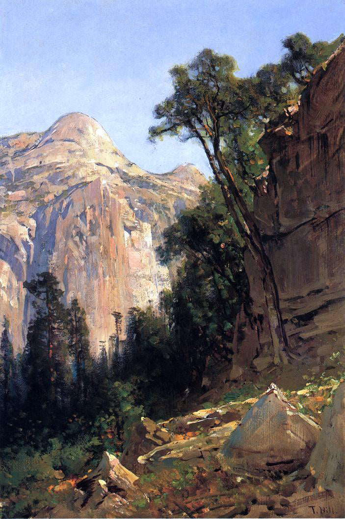 Thomas Hill North Dome, Yosemite Valley - Canvas Print