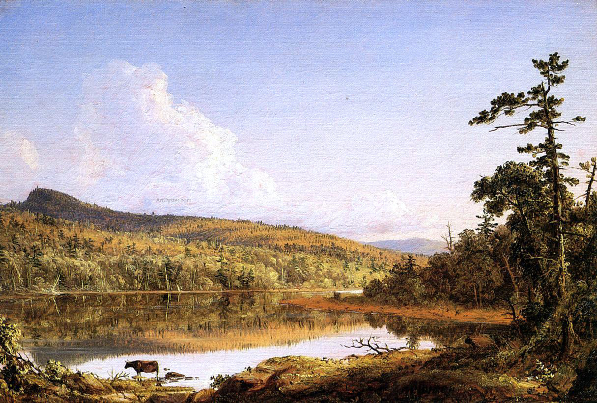 Frederic Edwin Church North Lake - Canvas Print