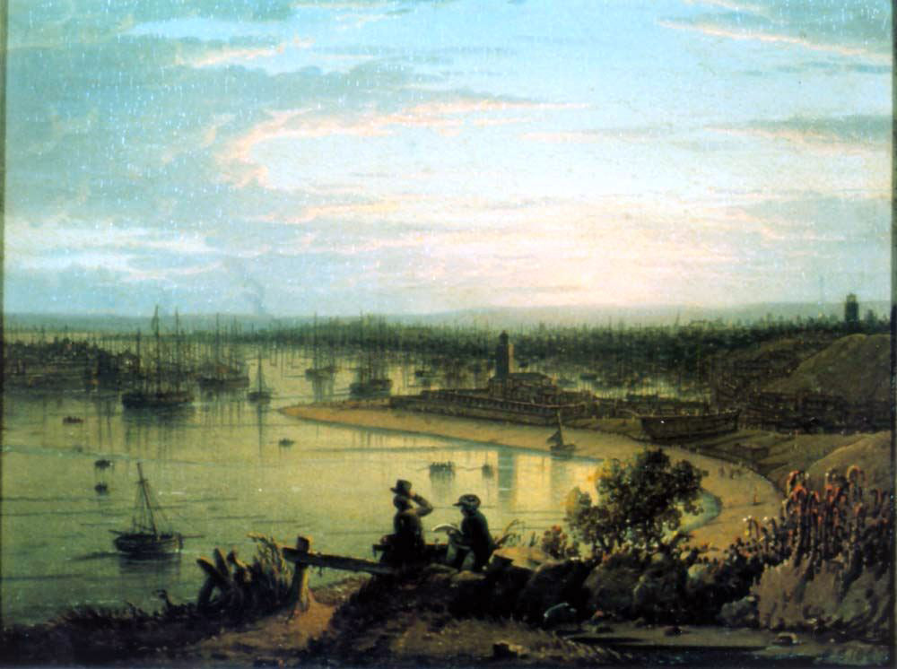 Robert Salmon North Shields River Tyne - Canvas Print
