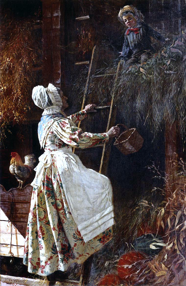 Thomas Waterman Wood Not an Egg - Canvas Print