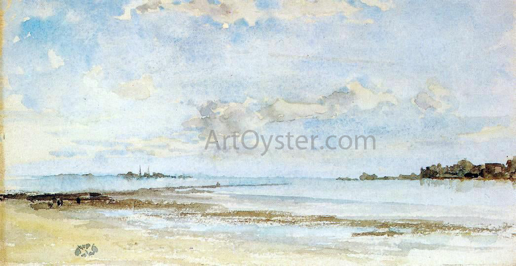James McNeill Whistler Note in Blue and Opal - Canvas Print