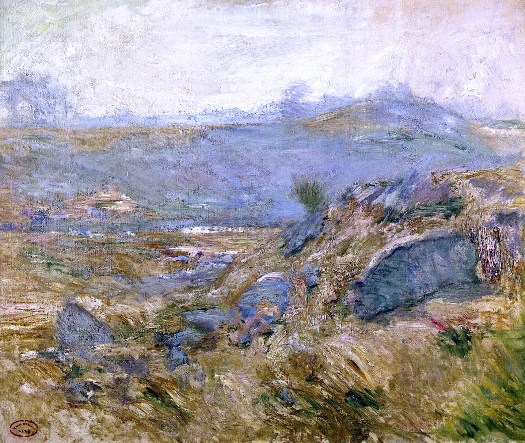John Twachtman November Haze (also known as Upland Pastures) - Canvas Print