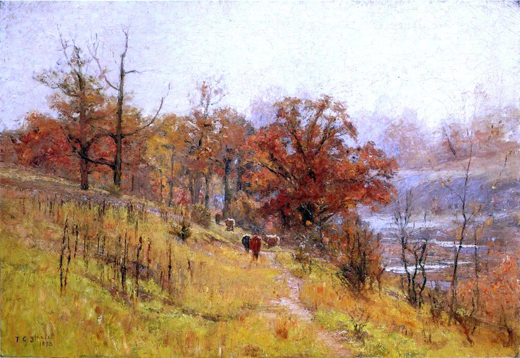Theodore Clement Steele November's Harmony - Canvas Print