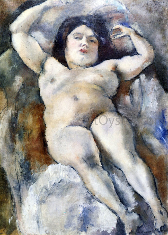 Jules Pascin Nude - Canvas Print