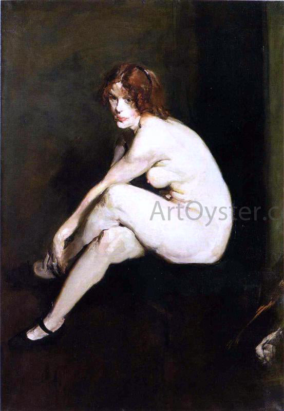 George Wesley Bellows Nude Girl, Miss Leslie Hall - Canvas Print