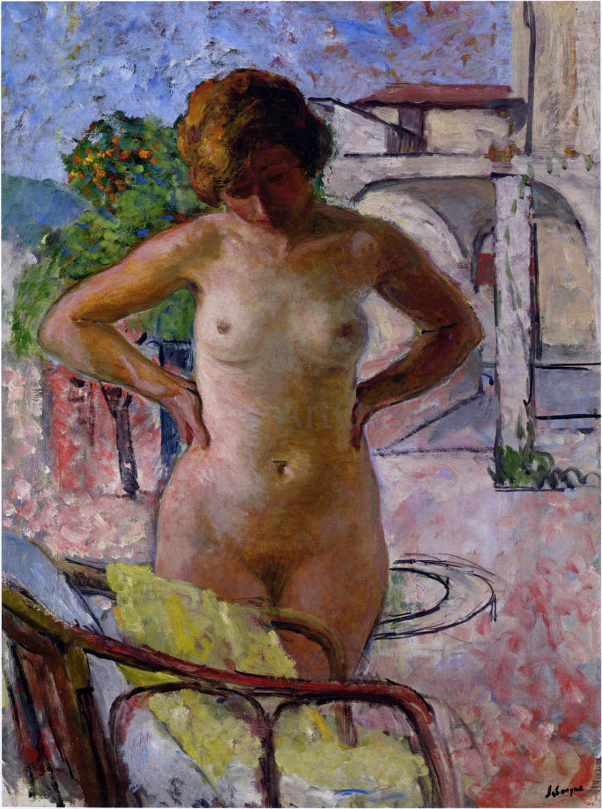 Henri Lebasque A Nude in Provence - Canvas Print