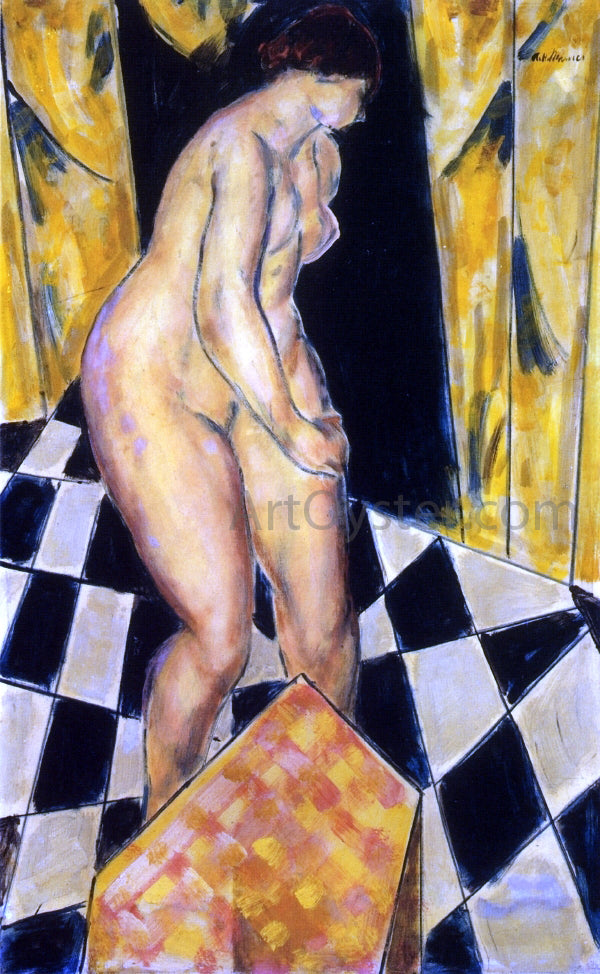 Alfred Henry Maurer Nude Seated at Her Dressing Table - Canvas Print