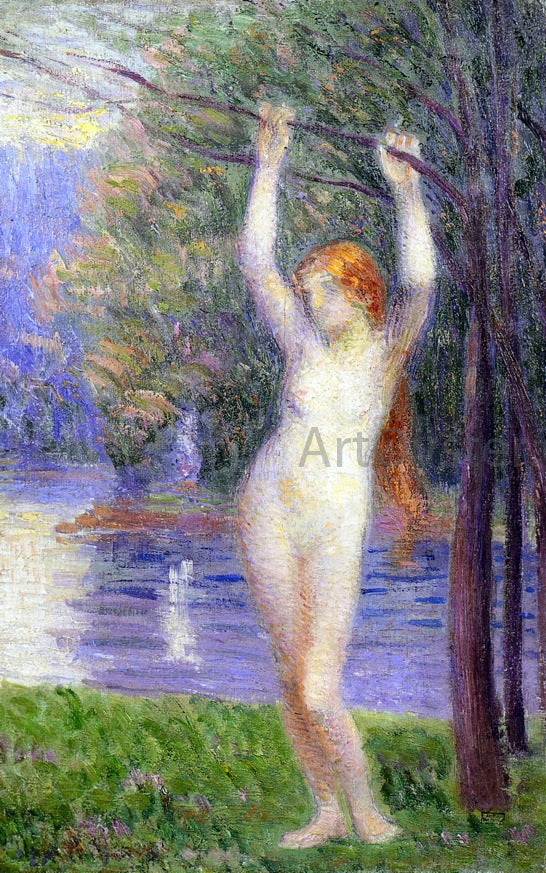 Hippolyte Petitjean Nude Woman - Canvas Print