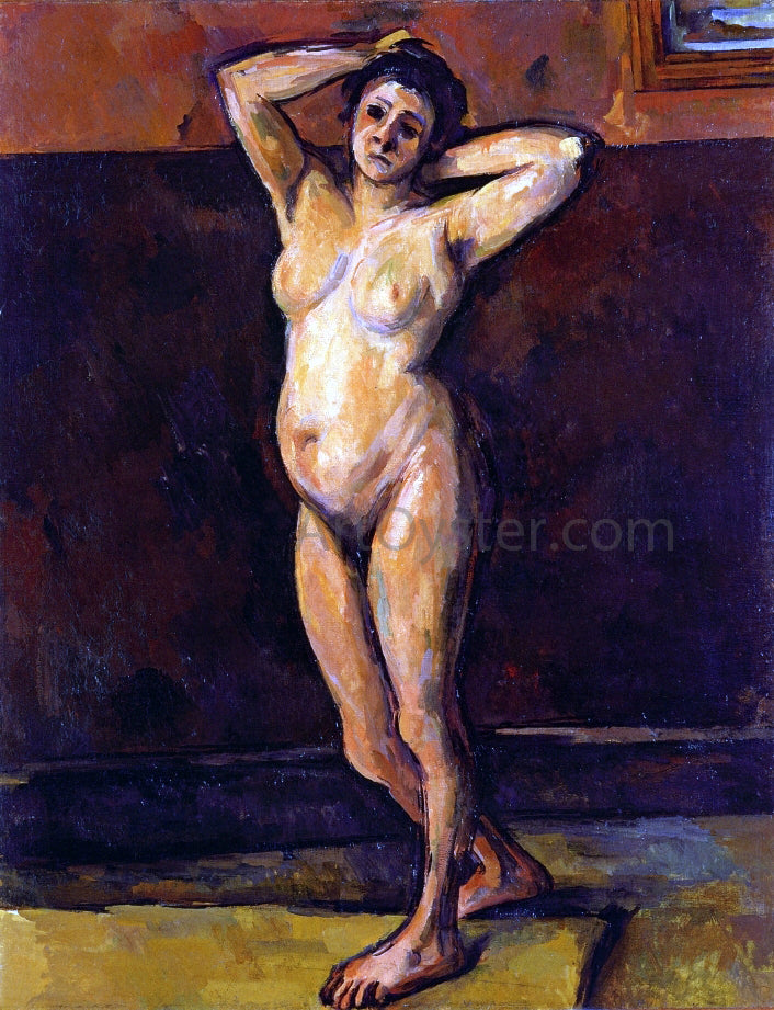 Paul Cezanne Nude Woman Standing - Canvas Print
