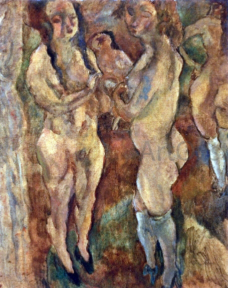 Jules Pascin Nude Women - Canvas Print