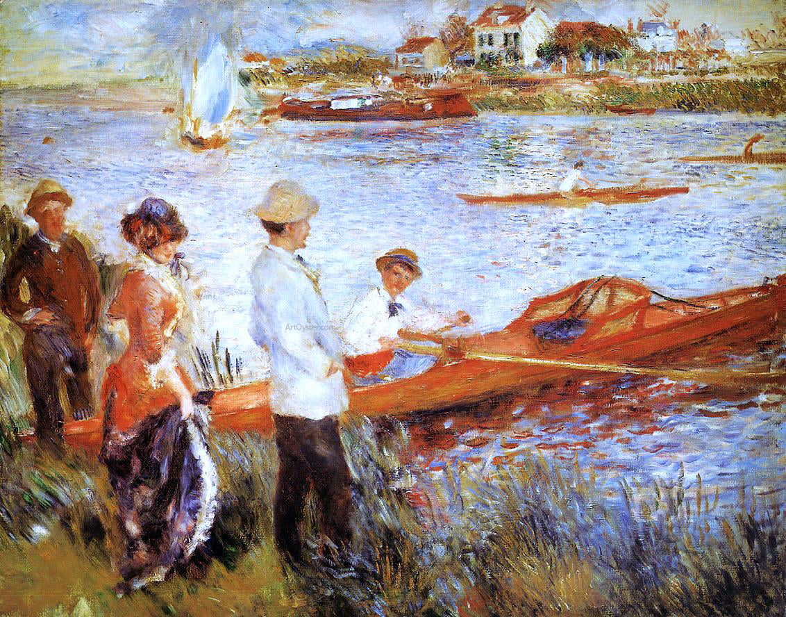 Pierre Auguste Renoir An Oarsmen at Chatou - Canvas Print