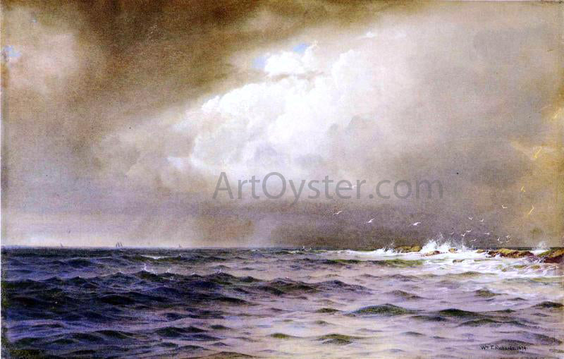 William Trost Richards Ochre Point, Newport - Canvas Print