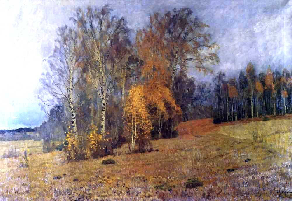 Isaac Ilich Levitan October - Canvas Print