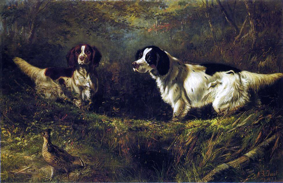 Arthur Fitzwilliam Tait October in the Forest - Canvas Print