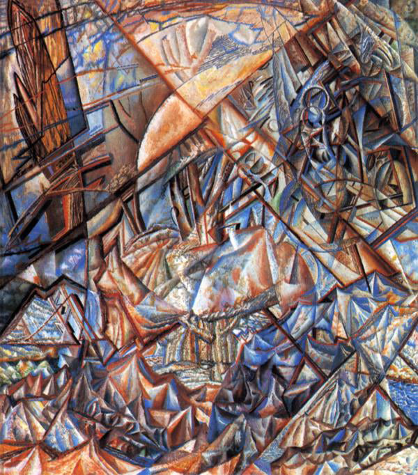 Pavel Filonov October Landscape Formula - Canvas Print
