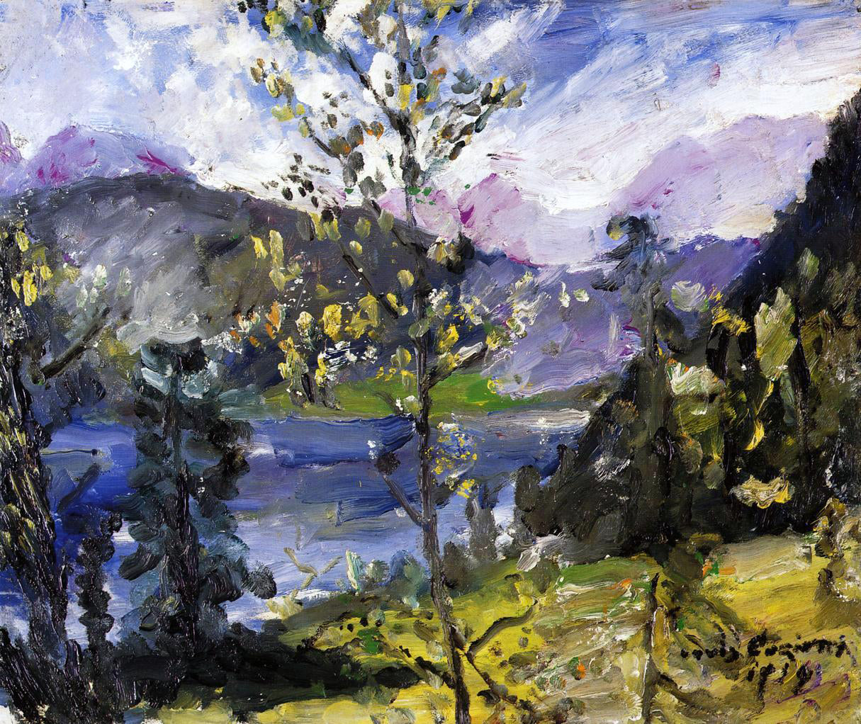 Lovis Corinth October Show at the Walchensee - Canvas Print
