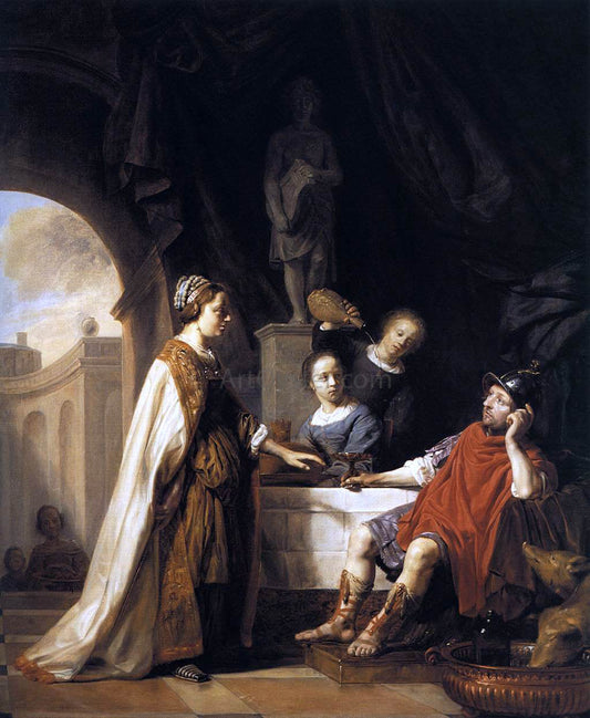 Salomon De Bray Odysseus and Circe - Canvas Print