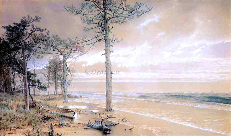 William Trost Richards Off Atlantic City - Canvas Print