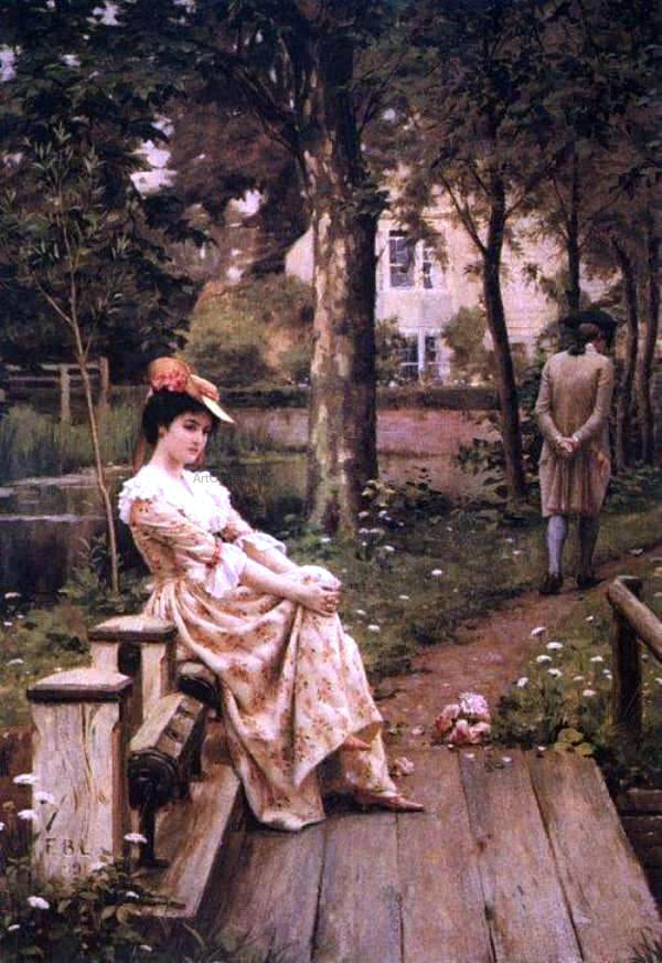 Edmund Blair Leighton Off - Canvas Print