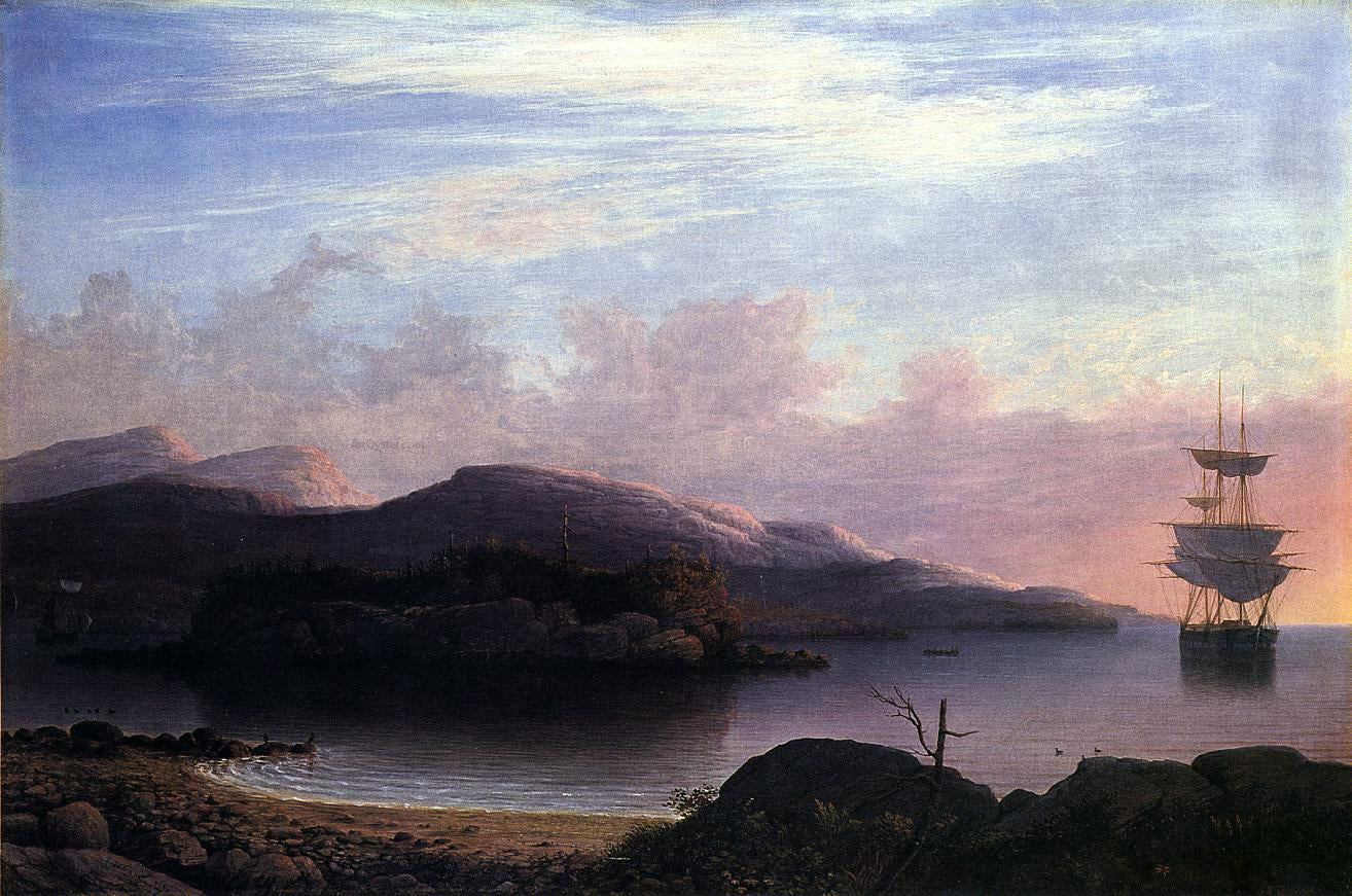 Fitz Hugh Lane Off Mount Desert - Canvas Print