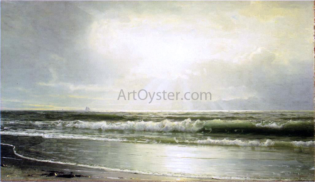 William Trost Richards Off Newport - Canvas Print