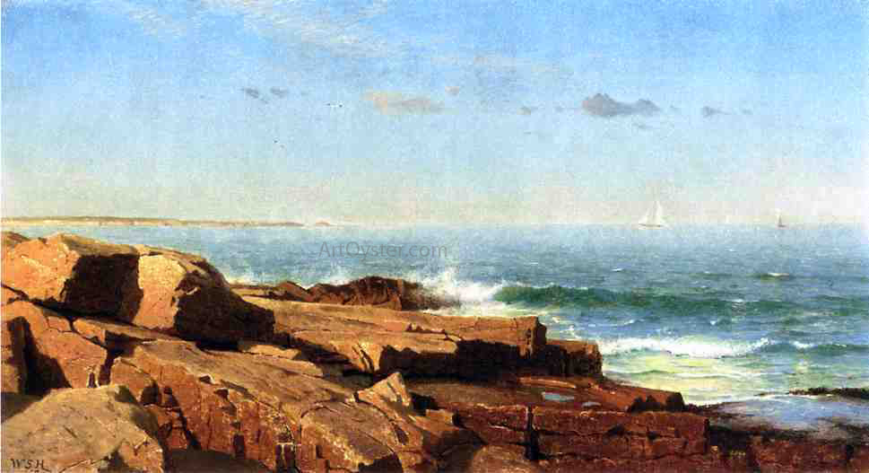 William Stanley Haseltine Off Newport - Canvas Print