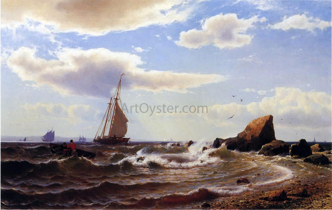 Mauritz F. H. De Haas Off Orient Point, Long Island - Canvas Print