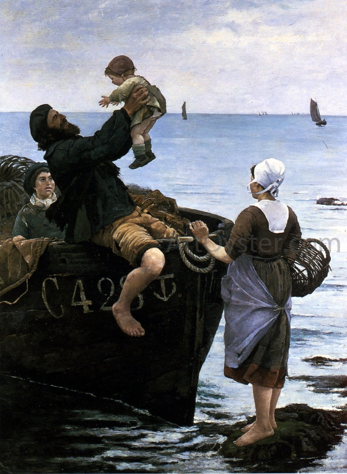 Emma Lowstadt-Chadwick Off to Sea - Canvas Print