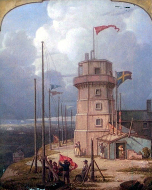 Robert Salmon Old Bidston Lighthouse - Canvas Print