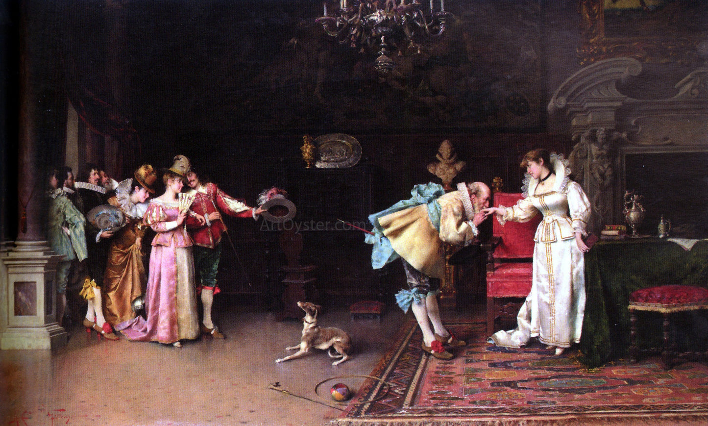 Adriano Cecchi Old Fashioned Gallantry - Canvas Print