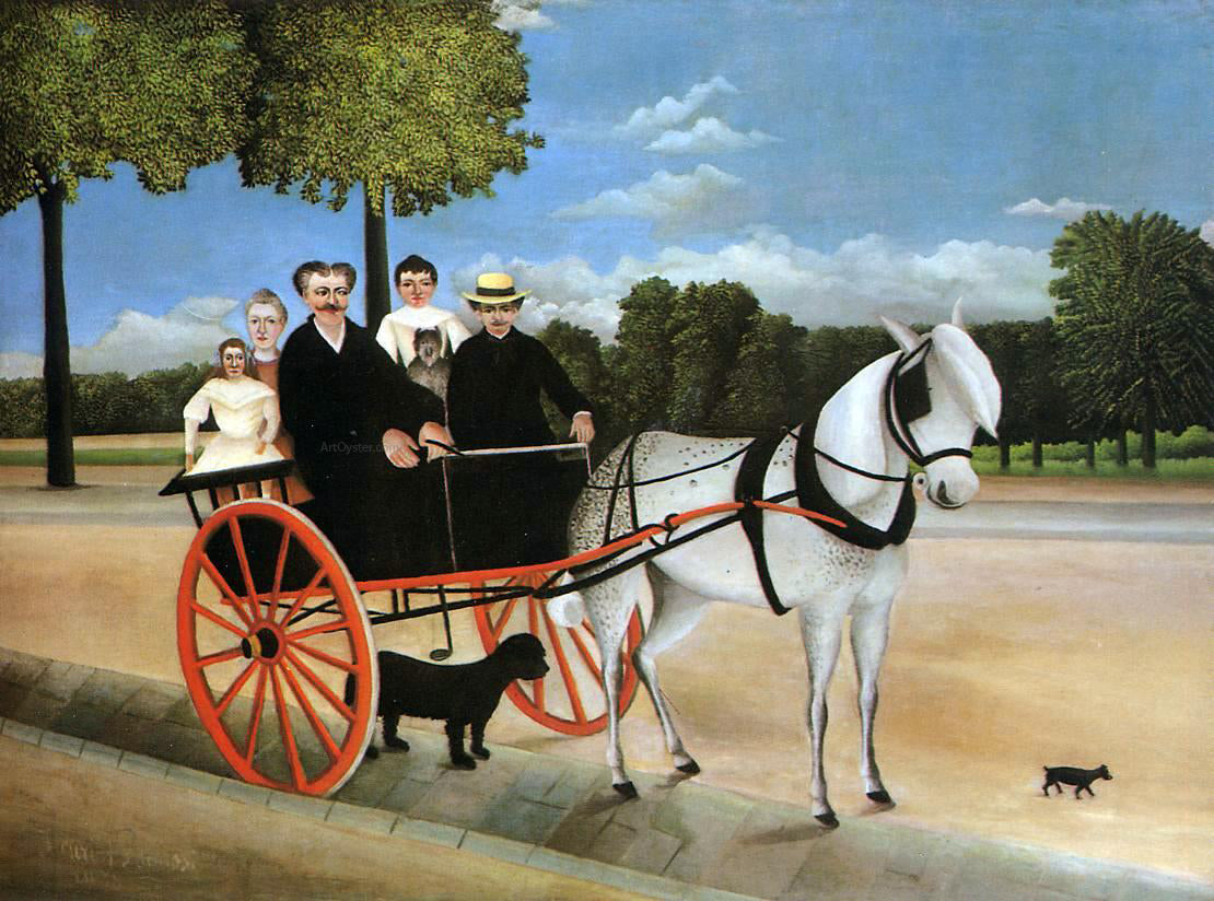 Henri Rousseau Old Junior's Cart - Canvas Print