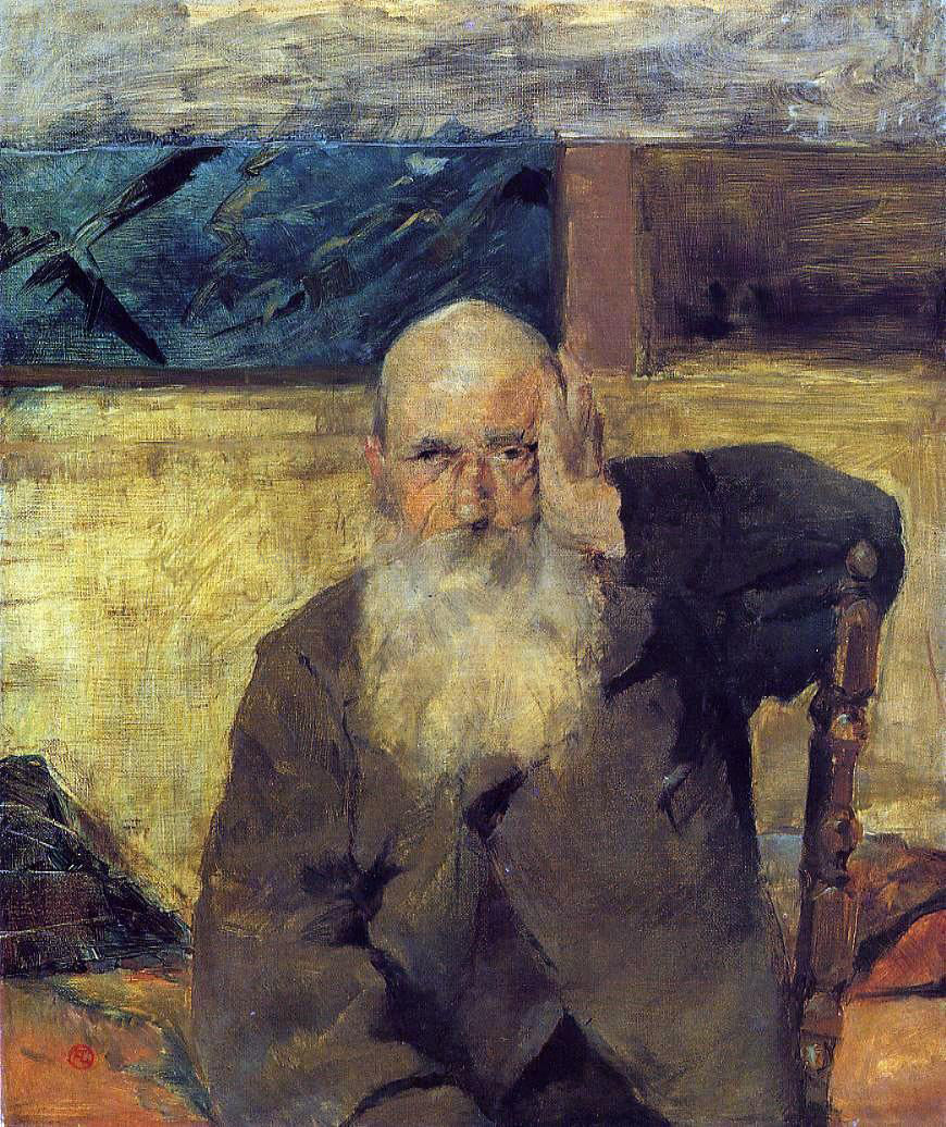 Henri De Toulouse-Lautrec Old Man at Celeyran - Canvas Print