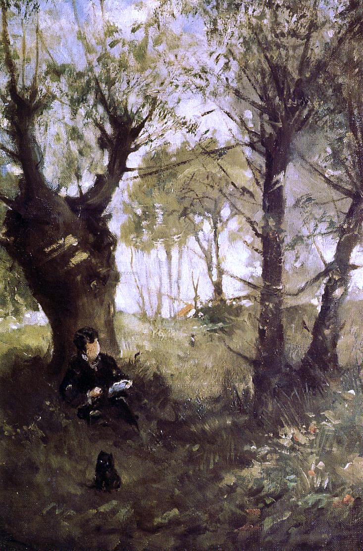 Berthe Morisot Old Path at Auvers - Canvas Print
